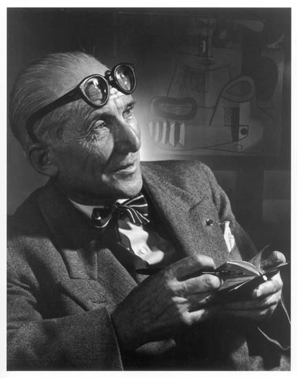 description b w print of le corbusier by yousuf karsh print size 8 5