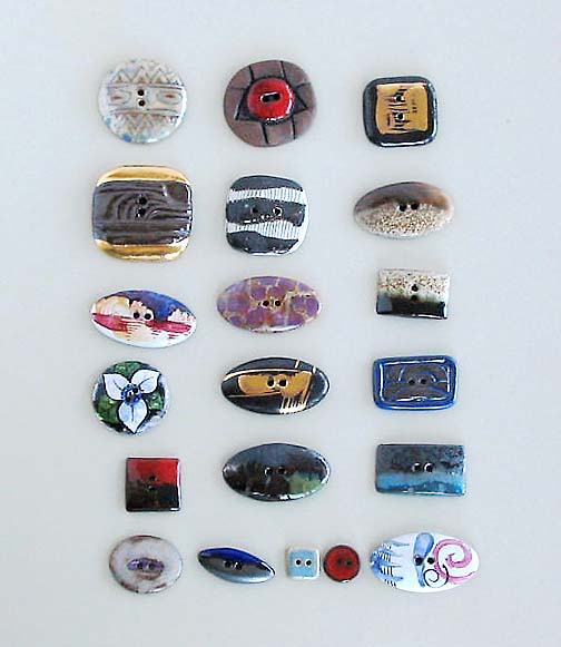 We have many other stunning ceramic, metal and Raku buttons that can 