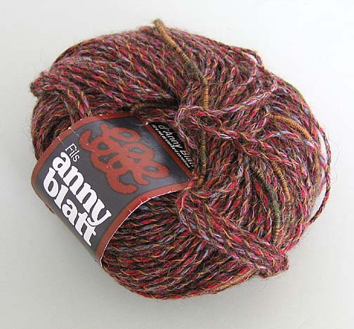 Anny Blatt Varsovie Wool Yarn Burgundy Multicoloor 1 SK